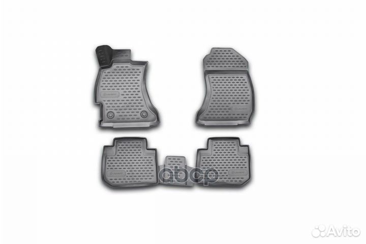 Коврики 3D в салон subaru Forester, 2013-4 шт