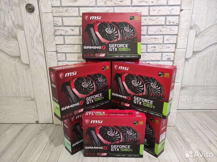 MSI GTX1080 Ti 11GB (10 штук)