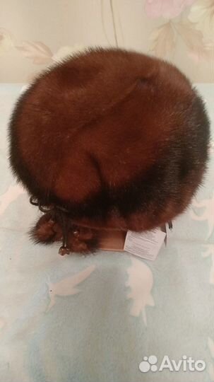 Берет женский норковый новый
