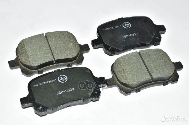 Колодки тормозные, передние D2166H JBP0039 Just