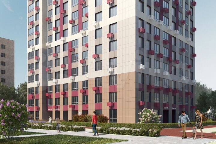 1-к. квартира, 41,6 м², 5/25 эт.