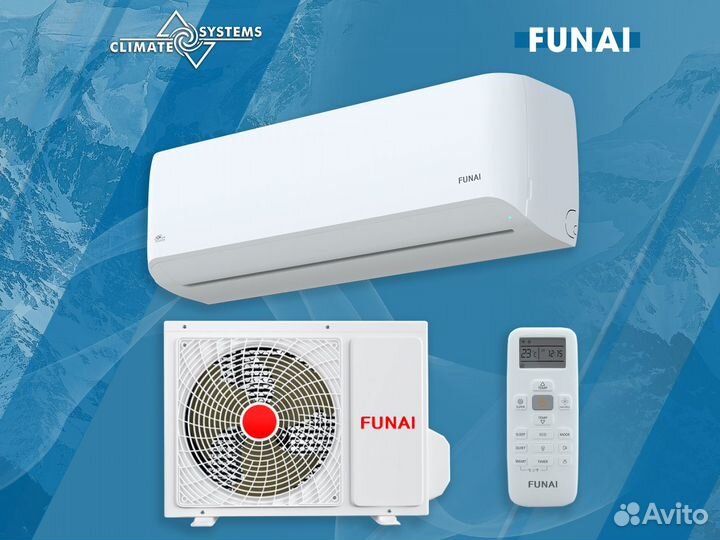 Кондиционер funai raci-EM35HP.D03, белый