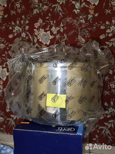 Кастрюля 20 литров Gipfel Grande новая нерж 18/10