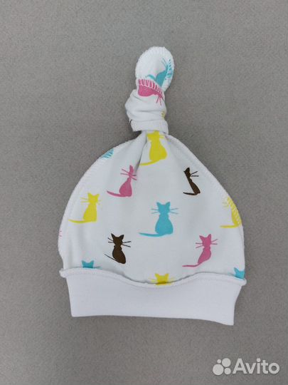 Шапочки для малыша р.36,40,44,48 (2шт)