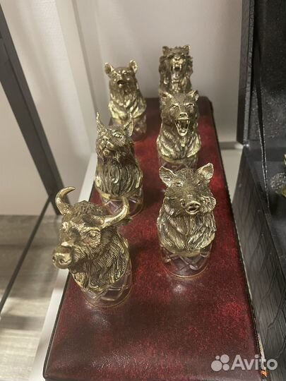 Рюмка бронза хрусталь перевертыши