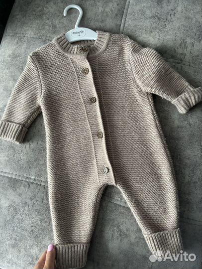 Комбинезон вязаный 62 68