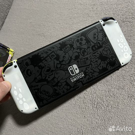 Nintendo Switch Oled 256Gb Чип (Splatoon Edition)