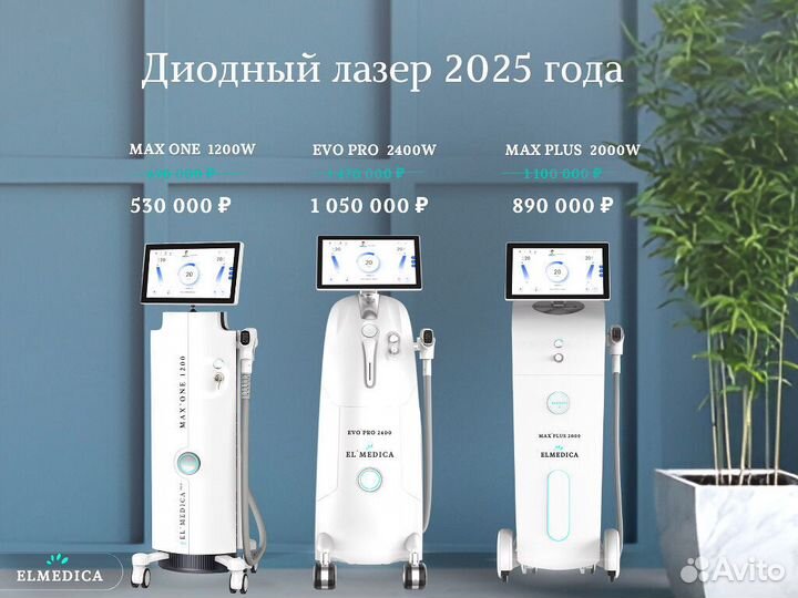 Аппарат для эпиляции Lumines Mах'One. 1200W