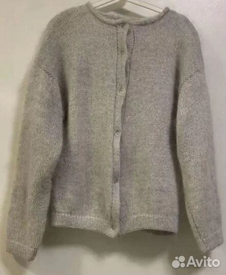 Кофта мохеровая ручной работы большого размера