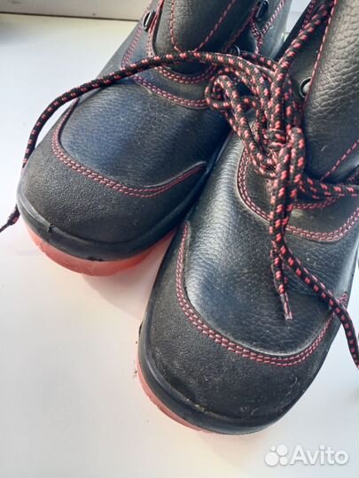 Кожаные рабочие ботинки 42