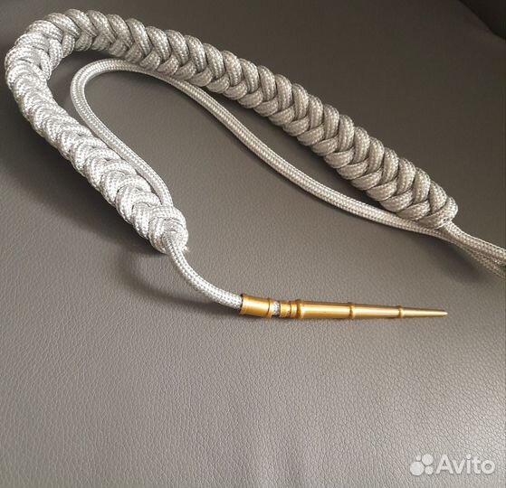 Аксельбант серебро