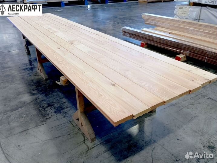 Доска пола 27*141*4000 мм сорт C лиственница