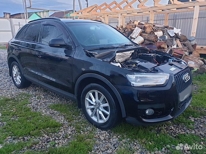 Audi Q3 2.0 AMT, 2014, битый, 133 000 км