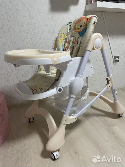 Стульчик для кормления Babyton Happy Animals Beige