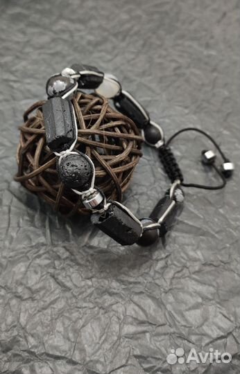 Браслет с Шерлом и Агатом