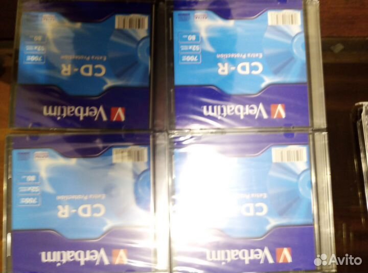 Диски чистые CD-RW, CD-R, коробки для DVD и CD