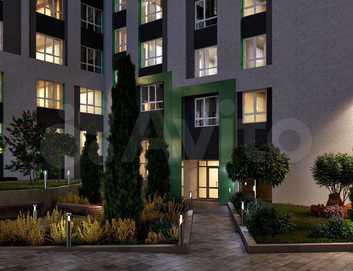 1-к. квартира, 48,8 м², 2/19 эт.