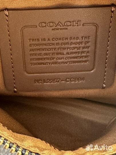 Coach Поясная сумка (бананка)