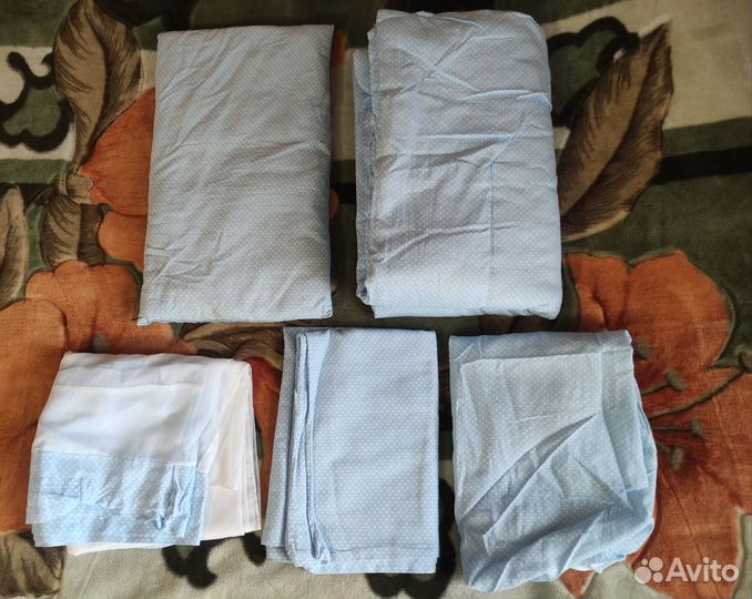 Детское постельное белье с бортиками