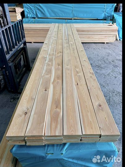 Палубная доска из лиственницы гладкая