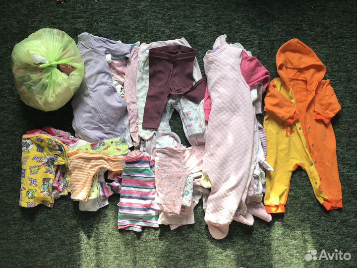 Пакет вещей на девочку от 0 до 1,5 лет (2)