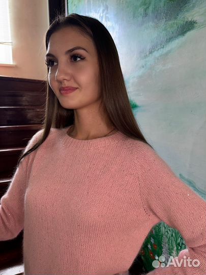 Кофточка, свитер, джемпер из ангоры ручной работы