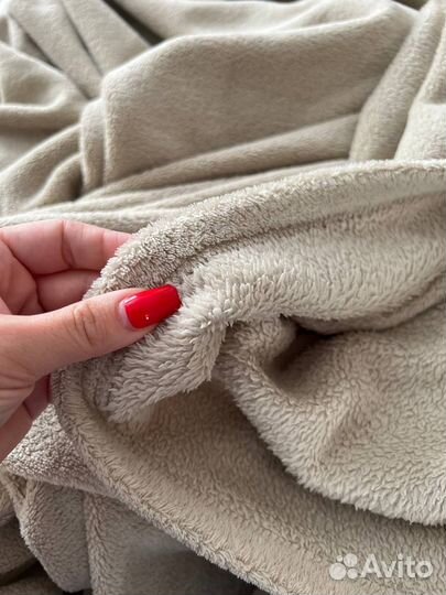 Плед бежевый IKEA 280*230