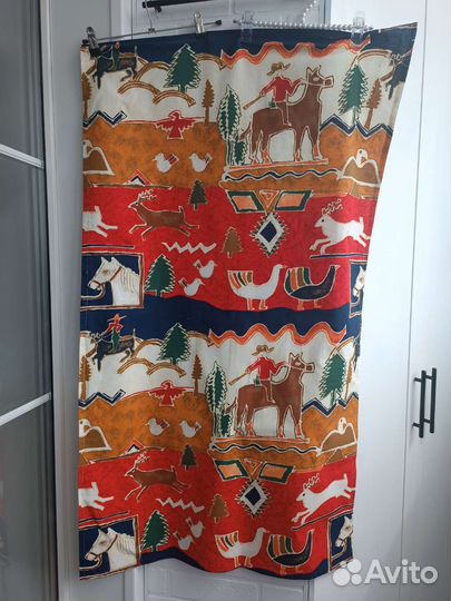 Отрез ткани ретро винтаж 2 шт