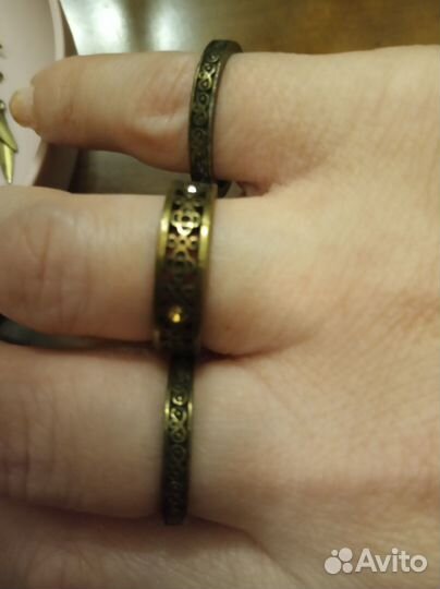Кольца и серьги 4 предмета