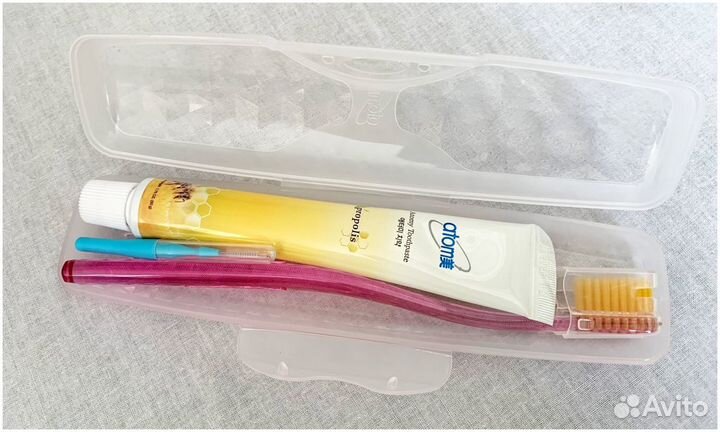 Дорожный набор (зуб.паста+щетка+ершик)