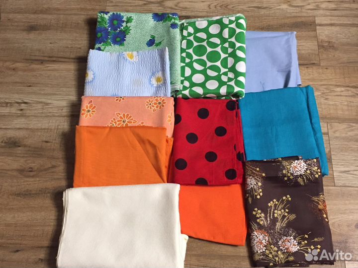 Отрез ткани батист, хлопок, из СССР