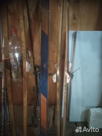 Лыжи деревянные