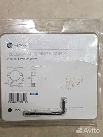 Кольца быстросъемные Hawke