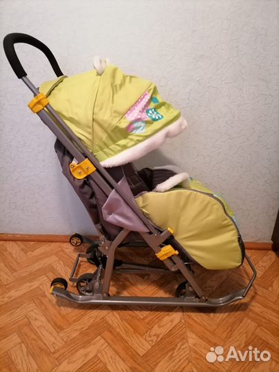 Детские санки коляска бу