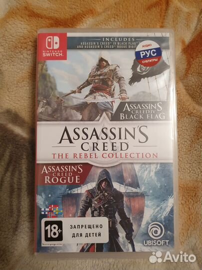 Nintendo Switch Assassins Creed Мятежники (New)