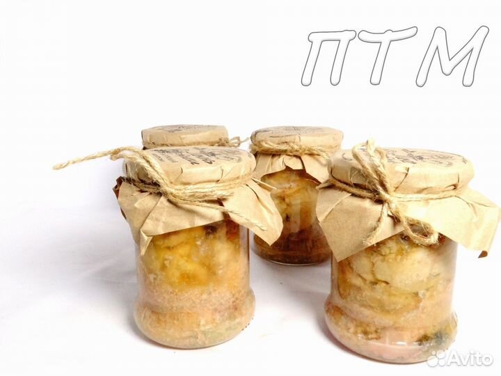 Печень трески в стекле