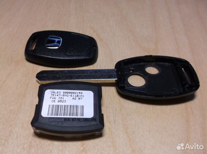 Honda чип ключ 2 кнопки valeo S000002159