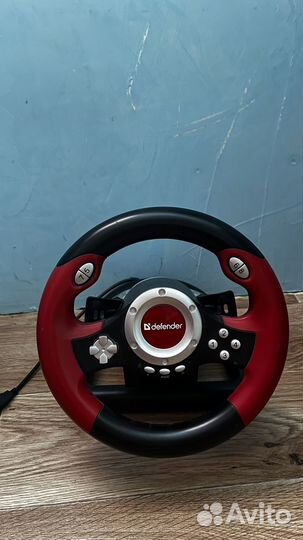 Игровой руль с педалями «Defender»
