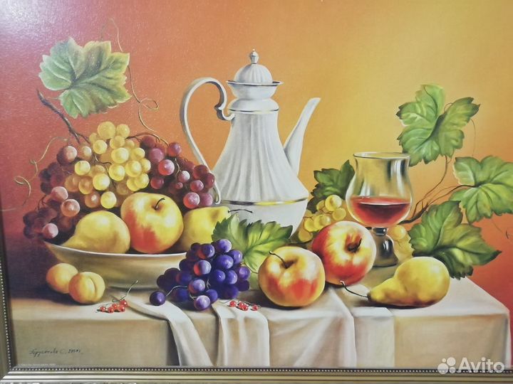 Картина на холсте натюрморт