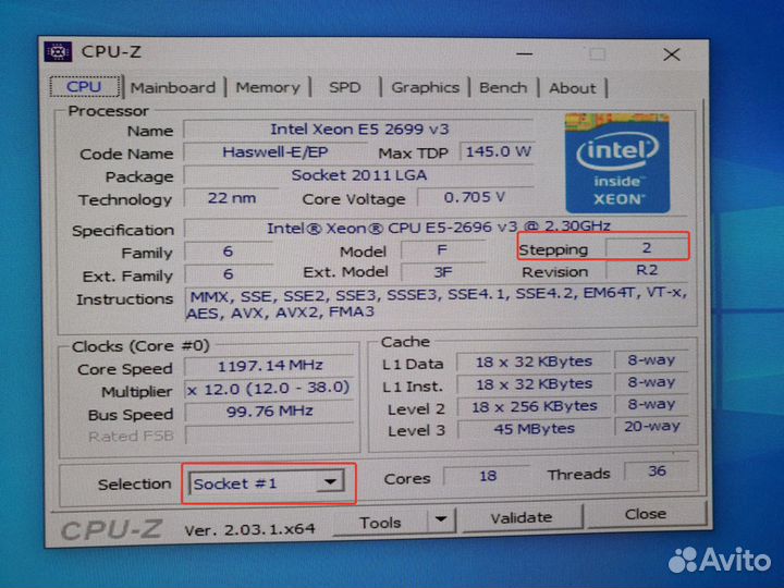 Системный блок сервер X99-D8-Max 2696v3 DDR4 256Гб