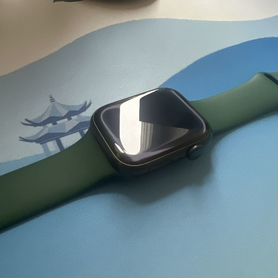 Часы apple watch 7 45 mm green