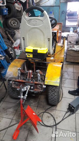 Мини-трактор самодельный 4х4