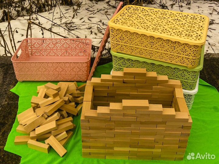 Игрушки деревянные конструктор из березы