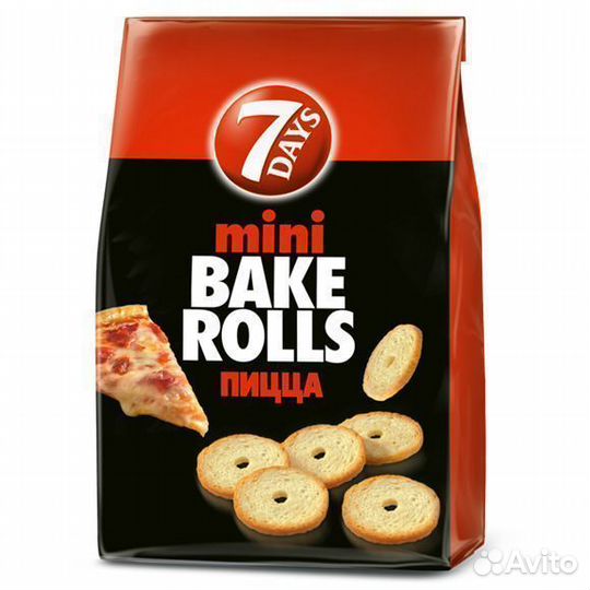 Опт - Сухарики 7 Days Mini Bake Rolls со вкусом П