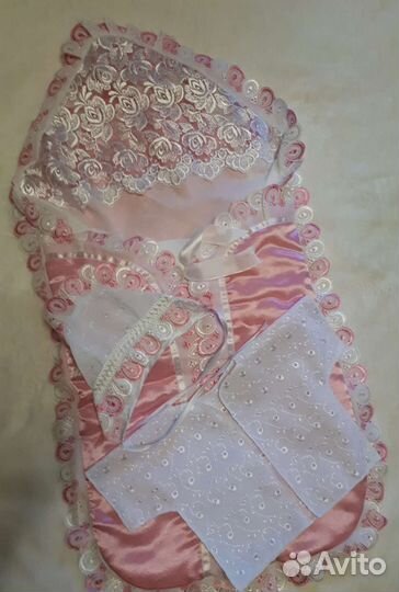 Конверт на выписку летний для девочки