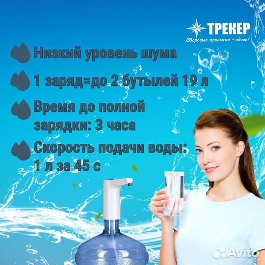 Помпа для воды электрическая новая