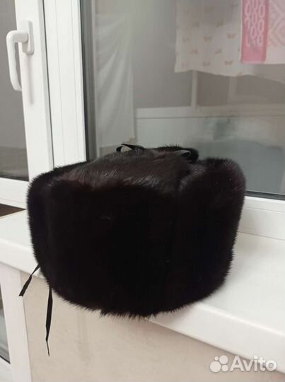 Шапка ушанка мужская норка