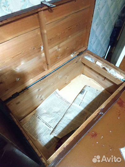 Сундук деревянный старинный 1915-1920гг