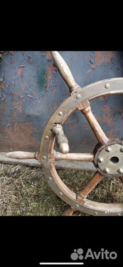 Штурвал корабельный вёсла якорь линзы для фонаря