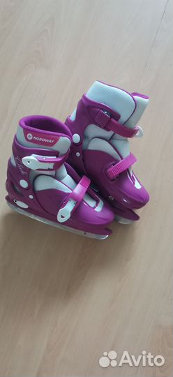 Коньки детские раздвижные 30-33